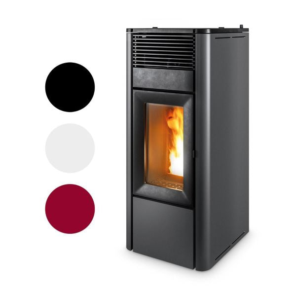 Pelletofen MCZ Teia Comfort Air 10 R 10 kW - Ausführung: White metal_302