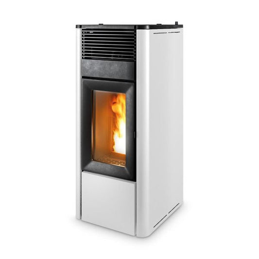 Pelletofen MCZ Teia Comfort Air 10 R 10 kW - Ausführung: White metal_302