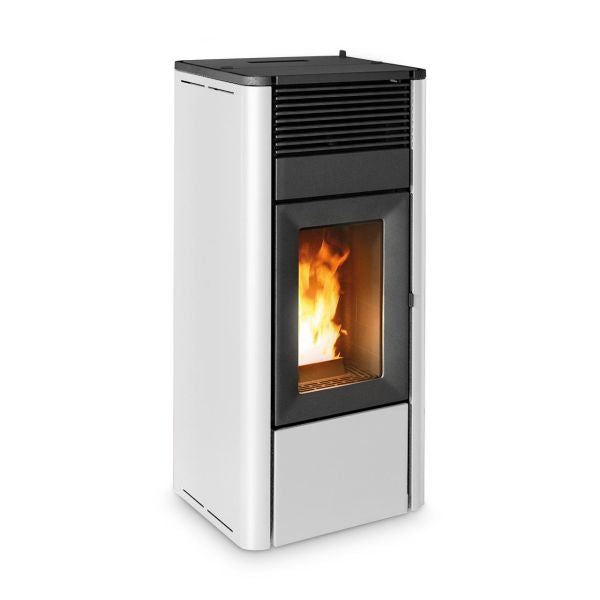 Pelletofen MCZ Teia Comfort Air 10 R 10 kW - Ausführung: White metal_302