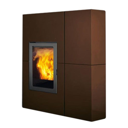 Pelletofen Edilkamin Blade 12++ Evo 12,1 kW - Ausführung: Stahl Bronze