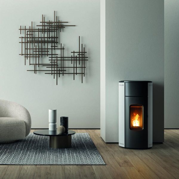 Pelletofen Red Kunal Air 6 R 6,3 kW - Verkleidung: Metall 308_Dark