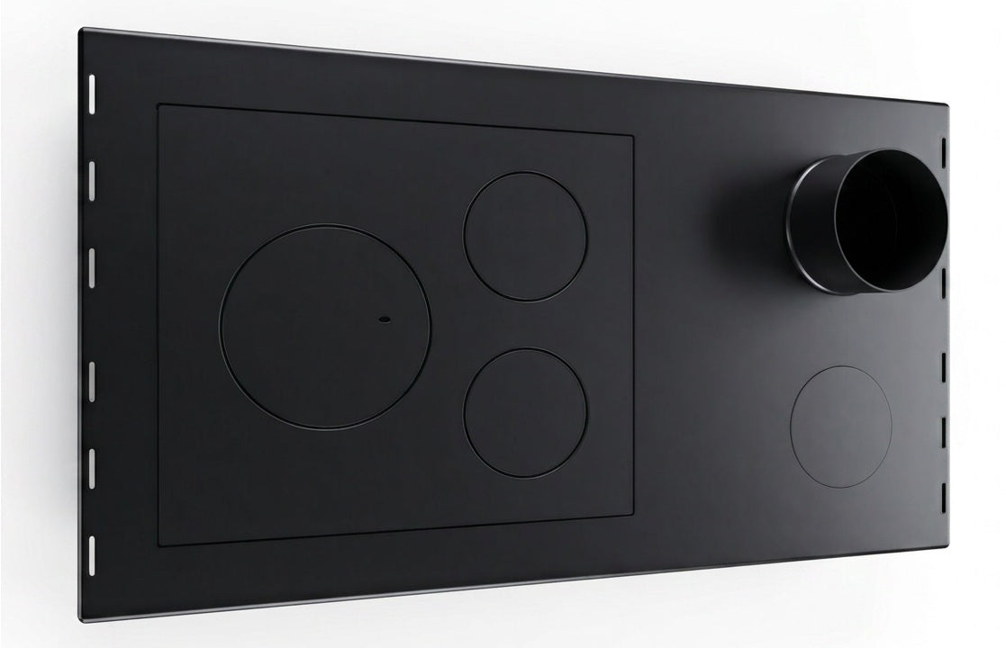 EEK A+ Küchenofen Holzherd R ECO INOX mit Edelstahlbackofen, rechte Version - 7 kW