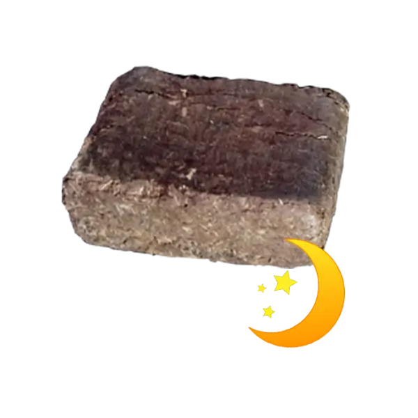 Langbrennendes Holzbrikett – Spezial für die Nacht