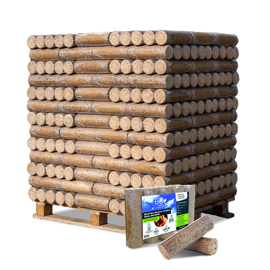 Verdichtete Holzscheite – Tag