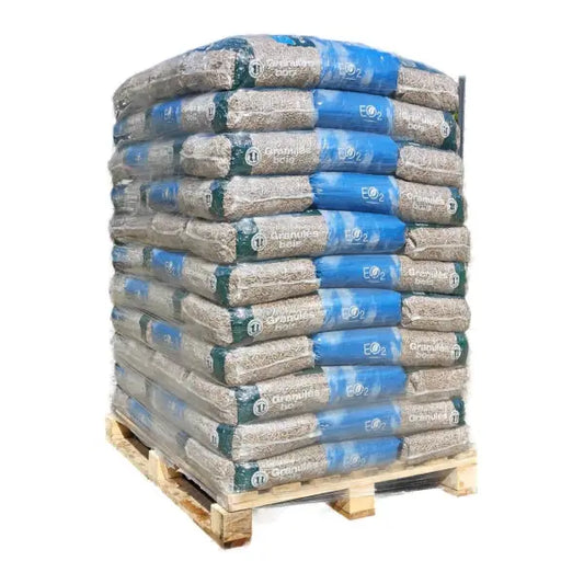Holzpellets aus 100 % Nadelholz – EO2 DINplus – 10-kg-Sack