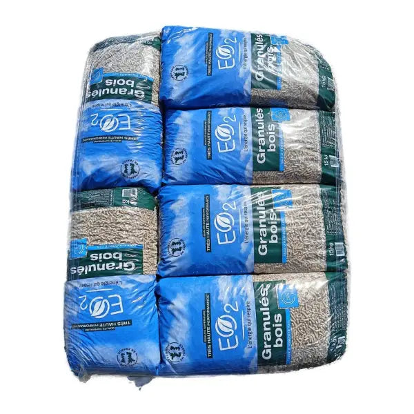Holzpellets aus 100 % Nadelholz – EO2 DINplus – 10-kg-Sack