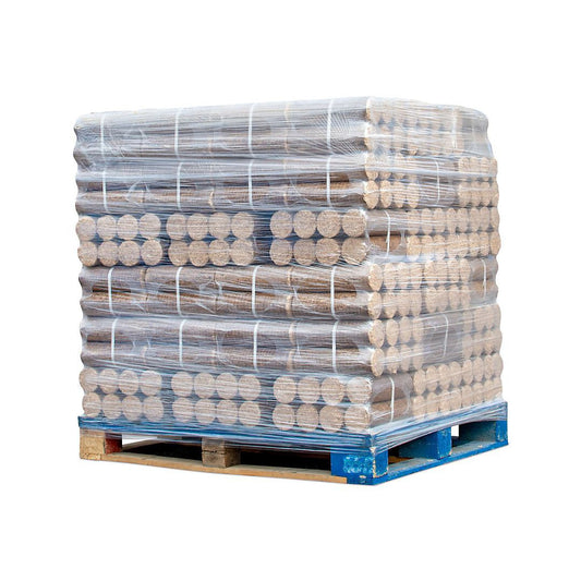 1000 kg gepresste Holzscheite pro Tag, verdichtetes Brennholz für Holzöfen und Kamine